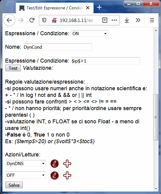 dyndns accedere da web controlhu